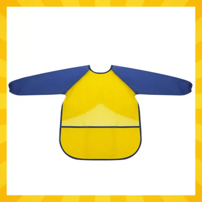 Kruzzel Kinder schort maat S met mouwen en zakken voor knutselen en schilderen