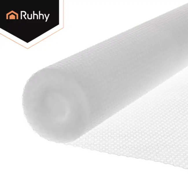 Ruhhy Antislip mat voor lades en kasten 500 x 50 cm wit