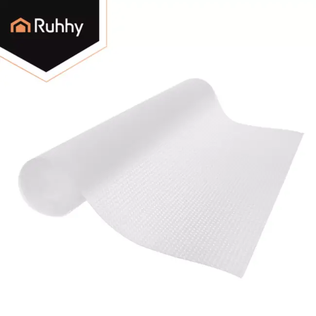 Ruhhy Antislip mat voor lades en kasten 500 x 50 cm wit