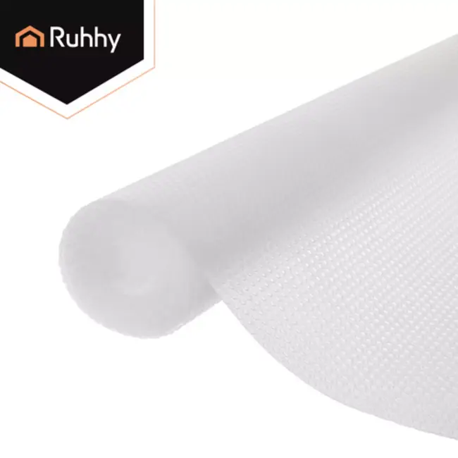 Ruhhy Antislip mat voor lades en kasten 500 x 50 cm wit