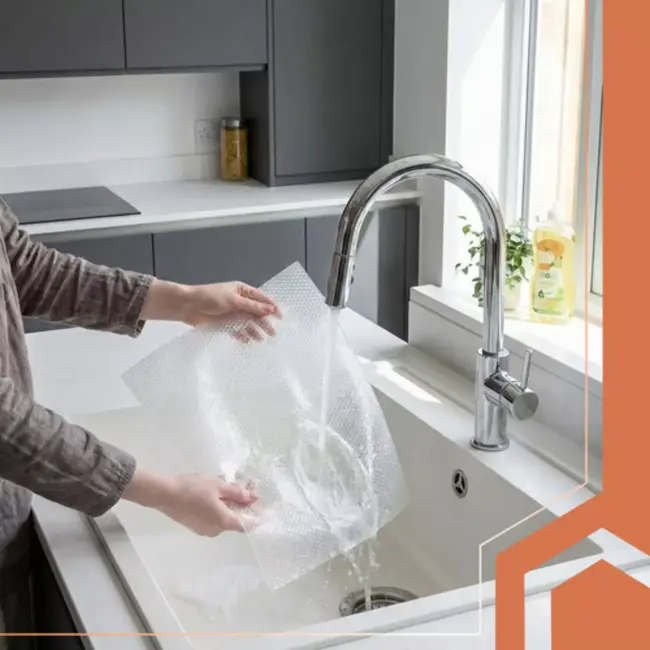 Ruhhy Antislip mat voor lades en kasten 500 x 50 cm wit