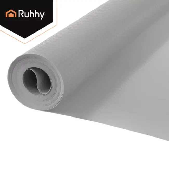Ruhhy Antislip mat voor lades en kasten 500 x 50 cm grijs
