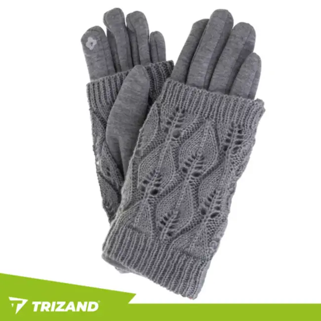 Trizand Warme handschoenen met touchscreen functie en afneembare warmers