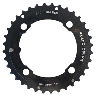 Sunrace Kettingblad 36T BCD 104 mm zwart CRMS660 voor fietsaandrijving en passende vervanging