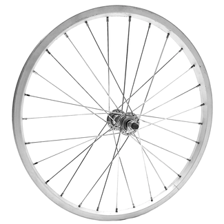 Falkx Voorwiel 20x1.75 zilver met aluminium velg
