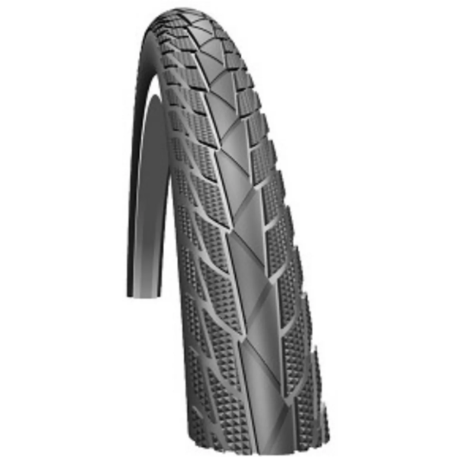 Impac EC1001D Streetpac 28x1.75 zw VV - 1 mm - zwart