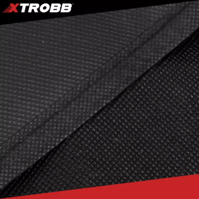 Xtrobb Anti-vorst autoruit hoes zwart 183 x 80 cm met anti-diefstal oortjes