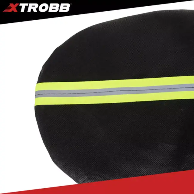 Xtrobb Anti-vorst autoruit hoes zwart 183 x 80 cm met anti-diefstal oortjes