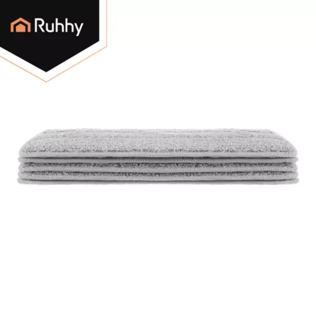 Ruhhy Mophoezen voor platte mop 33 x 12 cm microvezel set van 5 stuks