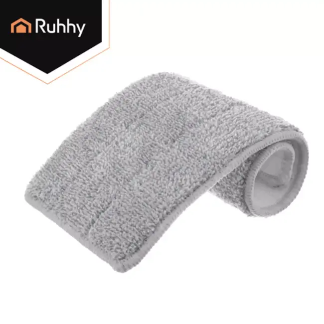 Ruhhy Mophoezen voor platte mop 33 x 12 cm microvezel set van 5 stuks