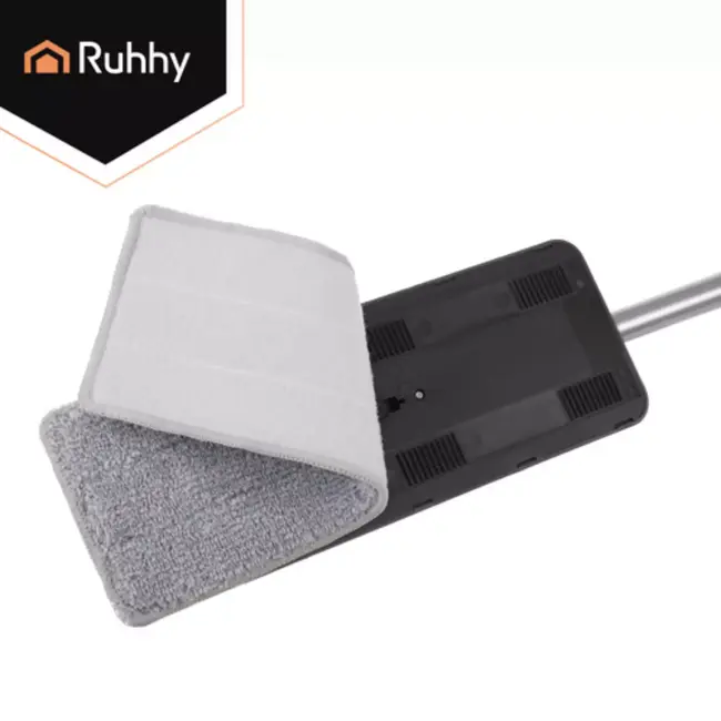 Ruhhy Mophoezen voor platte mop 33 x 12 cm microvezel set van 5 stuks