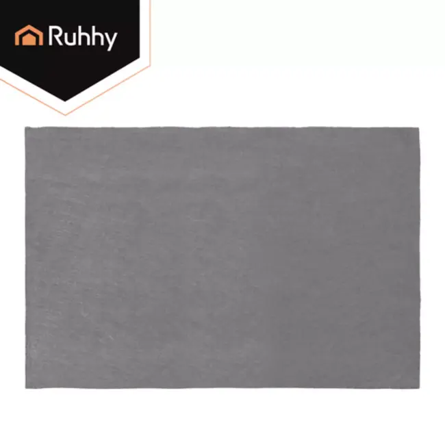 Ruhhy Grijze microvezel raamdoeken 40 x 50 cm set van 3 voor streeploos reinigen