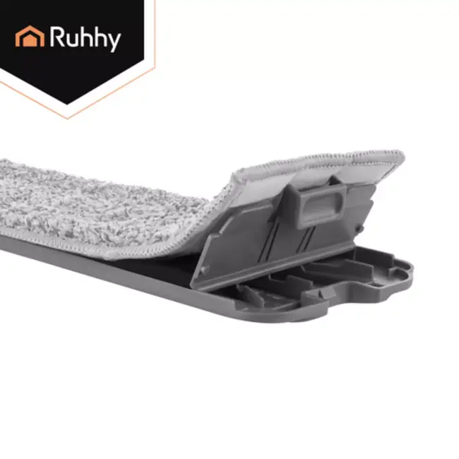 Ruhhy Mophoezen voor platte mop 33 x 12 cm Lange microvezel set van 5 stuks