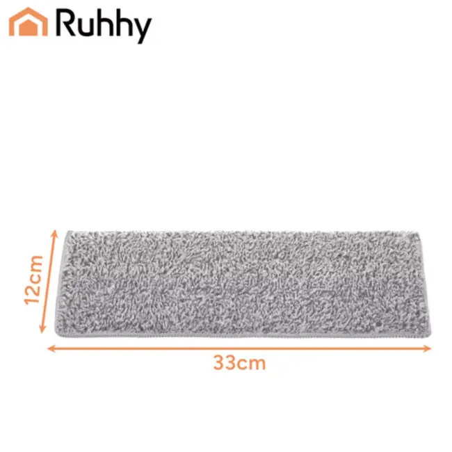 Ruhhy Mophoezen voor platte mop 33 x 12 cm Lange microvezel set van 5 stuks