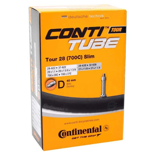 Continental Binnenband 28 inch Tour Slim - voor 28-622, 37-622 en 32-630 met 40 mm Hollands ventiel