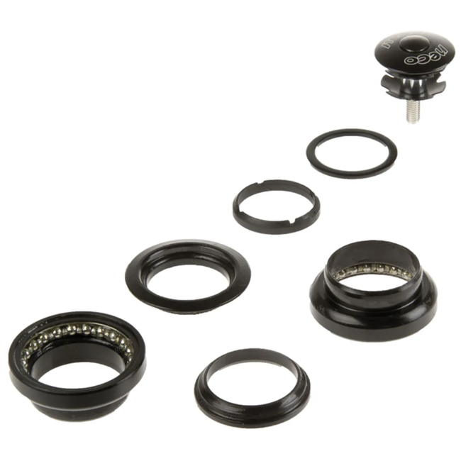 M-Wave CJ0403A Balhoofd 1" semi zwart - 30,2 mm - 25,4 mm - zwart - diameter 25,4 mm