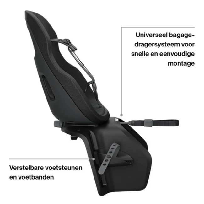 Yepp FD1301A Maxi 2 a.drager zitje zwart