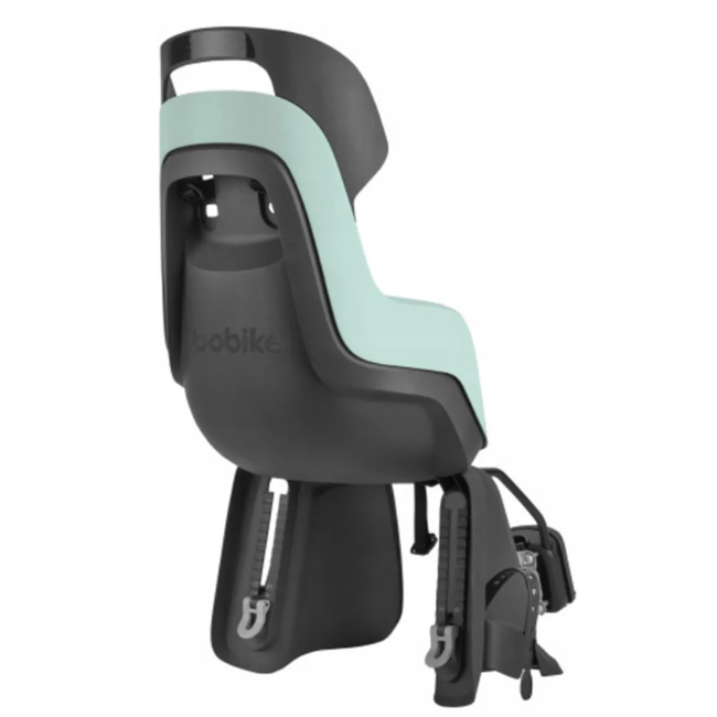 Bobike Fiets kinderzitje achter mint voor bagagedrager met gordelsysteem en comfortabel ontwe
