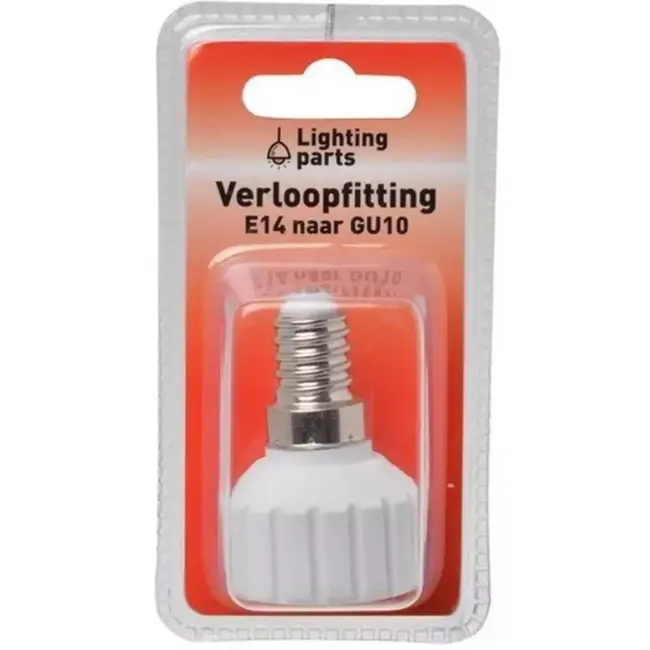 Benson Verloop fitting E14 naar GU10 - hittebestendig en stevig