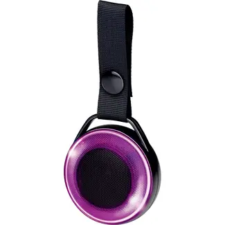 Benson Bluetooth speaker rond - 7,5 x 3,3 x 8,6 cm - ABS+ijzer+polyester - 10 m - 3 W - 70% volume