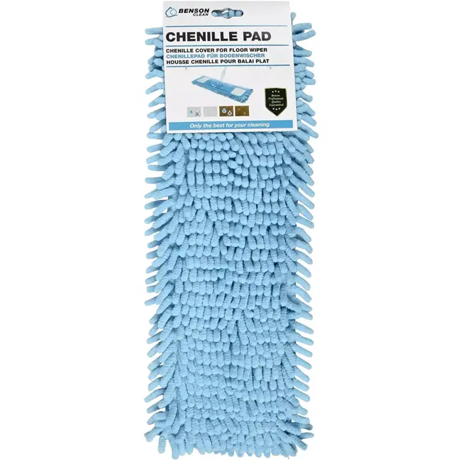 Benson Chenille Pad voor Vloerwisser 42 cm Blauw