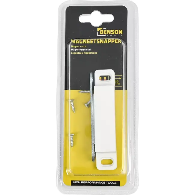 Benson Magneetsnapper 85 mm met Sluitplaat Inclusief 4 Schroeven