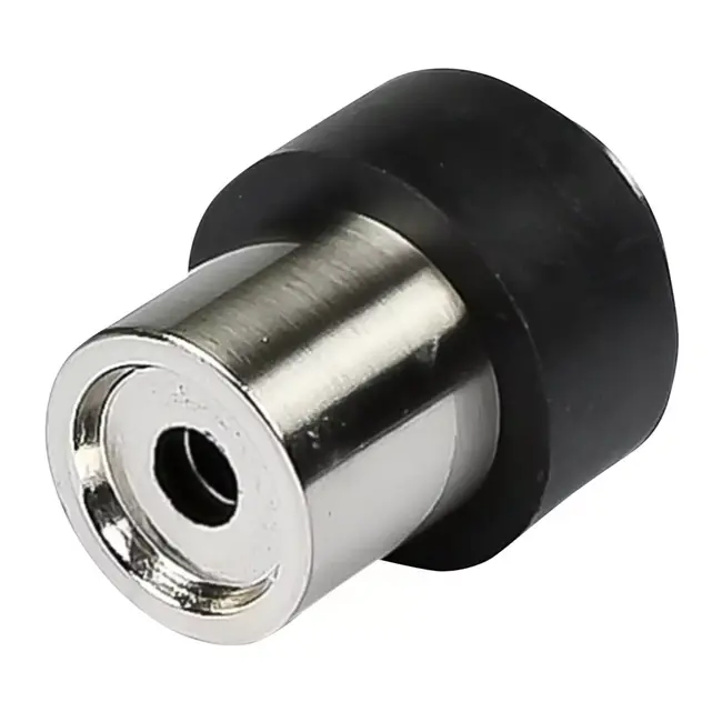 Benson Deurstopper Zilver - 40 mm - 30 mm - zink met nikkel coating en rubber