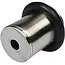 Benson Deurstopper mini Zilver - 27,5 mm - 26,5 mm - Zink met nikkel coating en rubber