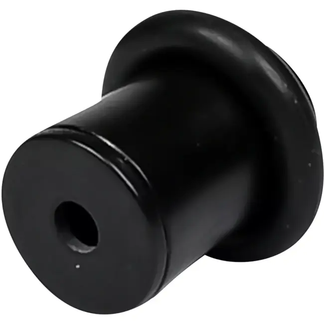 Benson Deurstopper mini zwart - 27,5 mm - 26,5 mm - Zink met poedercoating en rubber