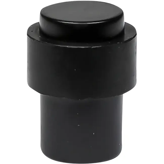 Benson Deurstopper zwart - 40 mm - 30 mm - Zink met poedercoating en rubber