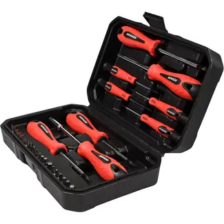 Benson Schroevendraaier set in box 29-delig - met handvat - 00 x 50 mm - 29-delig - met duidelijke specificaties