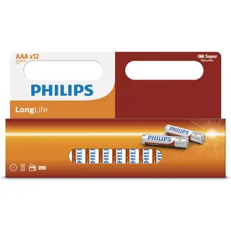 Philips Batterijen 12 stuks - 9 v - voor elektrische klussen - voor montage en aansluiting