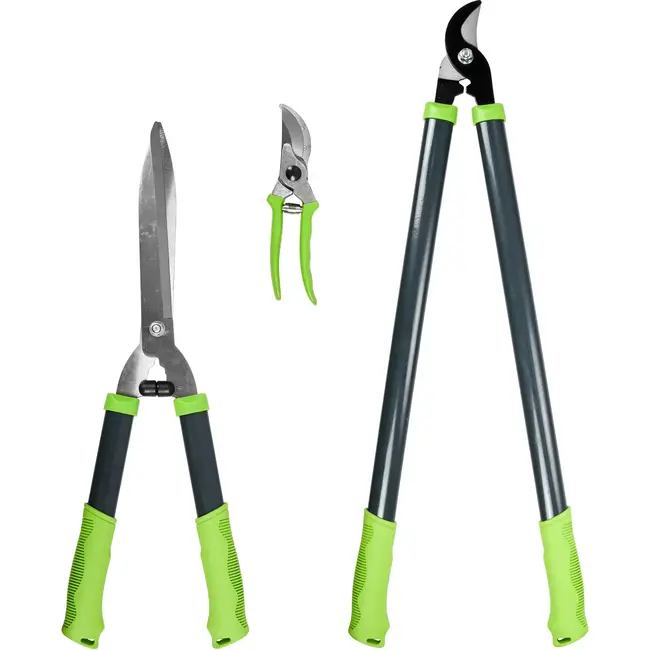 Benson Snoeischaren set 3-delig - koolstofstaal met zwartingsbehandeling - 10 mm - 20 mm - 21 cm - 22 cm - 5,5 cm - 53 cm - 6 cm - 6 mm - 68,5 cm