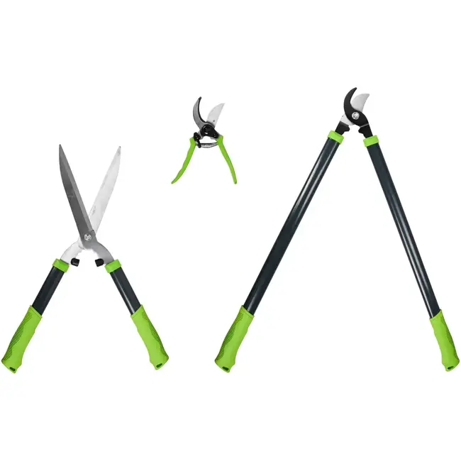 Benson Snoeischaren set 3-delig - koolstofstaal met zwartingsbehandeling - 10 mm - 20 mm - 21 cm - 22 cm - 5,5 cm - 53 cm - 6 cm - 6 mm - 68,5 cm