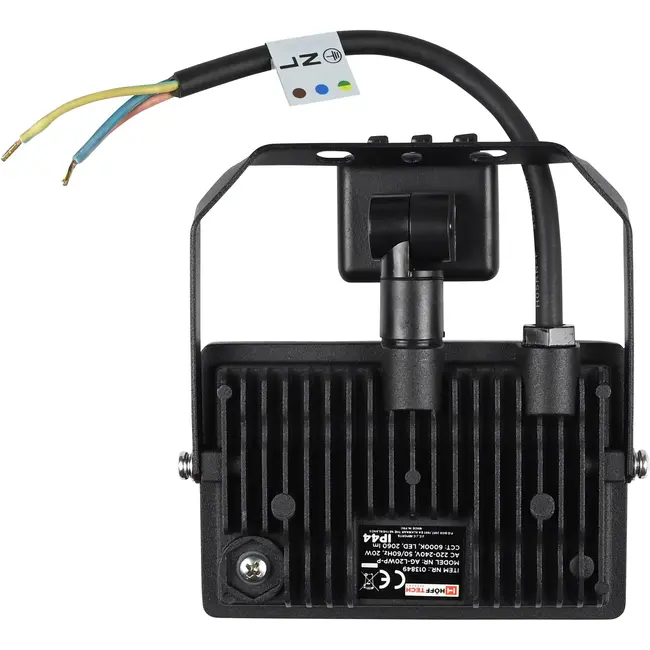 Benson LED straler ultra flat 20 W IP65 + sensor - 6000 K - 114 x 167 x 52 mm - 25 cm - 220 - 240 V - 240 V