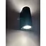 Hofftech Ronde hoge up-down wandlamp met 2 GU10-fittingen en IP65