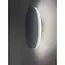 Hofftech Ronde platte wandlamp 10 W zwart met licht aan achterzijde