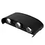 Hofftech Halfronde LED up-down wandlamp 6 W met 3 lampen en IP65