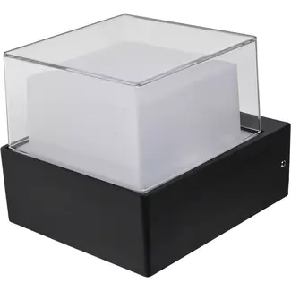 Hofftech Vierkante LED wandlamp 4 W met 3000 K en IP65 voor buiten