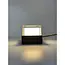 Hofftech Vierkante LED wandlamp 4 W met 3000 K en IP65 voor buiten