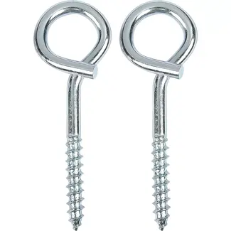 Benson Schommelhaakset met krul 10 x 125 mm 2-delig - 10 mm