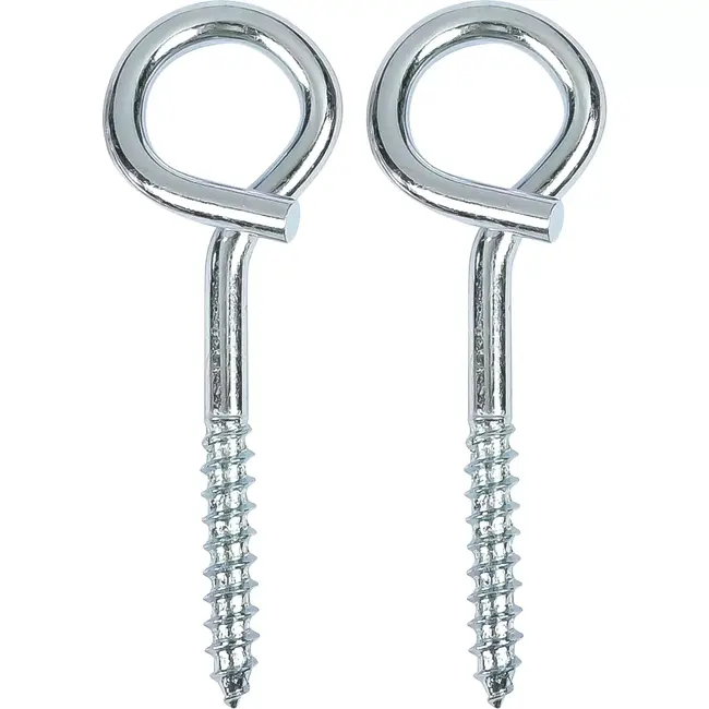 Benson Schommelhaakset met krul 10 x 125 mm 2-delig - 10 mm