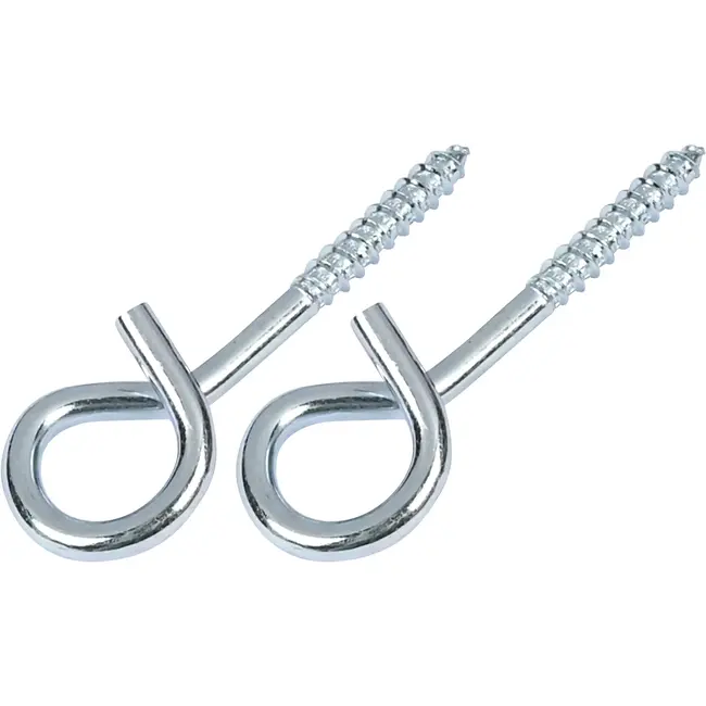 Benson Schommelhaakset met krul 10x 125 mm 2-delig - 10 mm