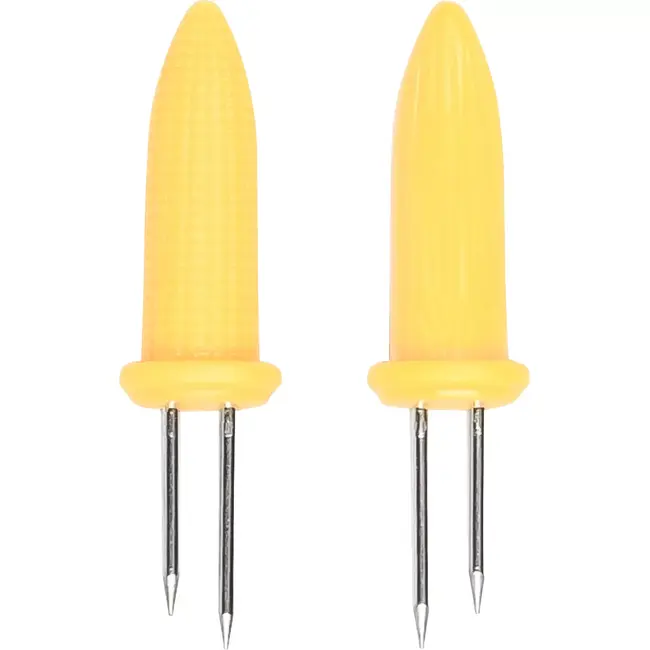 Benson Maiskolfhouders 8-delig - 6 cm - roestvrijstaal en kunststof