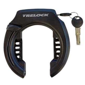 Trelock Ringslot zwart voor fiets - met sleutelbediening en meerdere montageopeningen aan framezijde