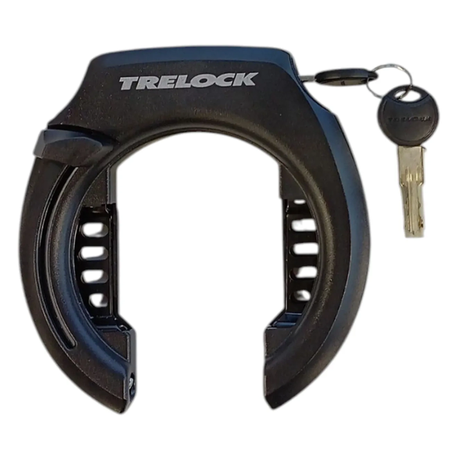 Trelock Ringslot zwart voor fiets - met sleutelbediening en meerdere montageopeningen aan framezijde