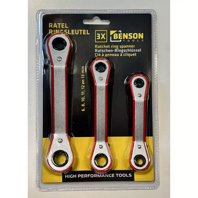 Benson Ratel ringsleutel 3-delig