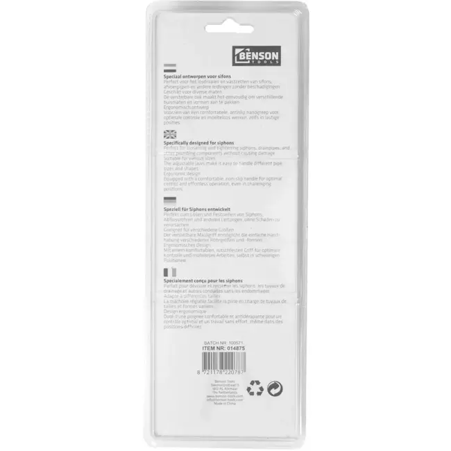 Benson Sifontang 250 mm - verstelbaar - met grip