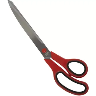 Benson Huishoudschaar met roestvrijstalen bladen en rood-zwarte handgrepen voor dagelijks knipwerk