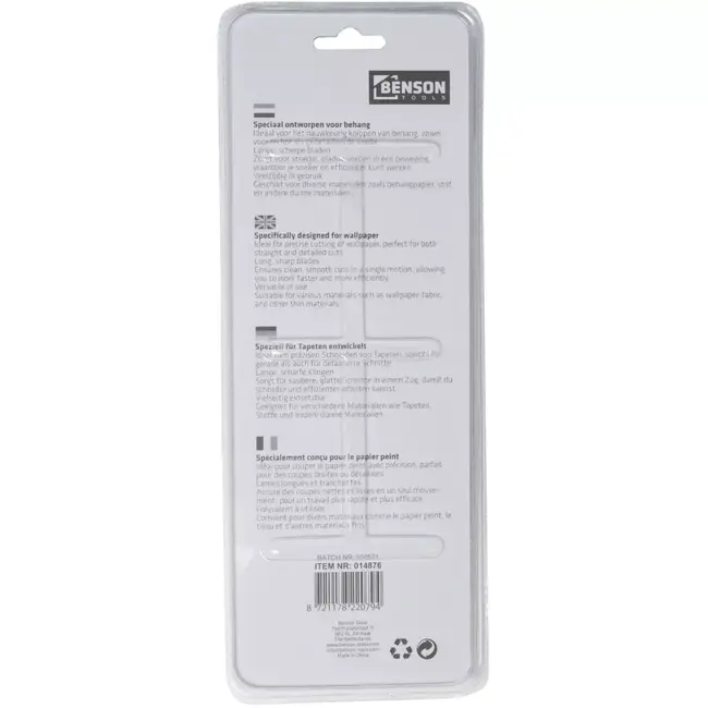 Benson Behangschaar 300 mm - met handvat